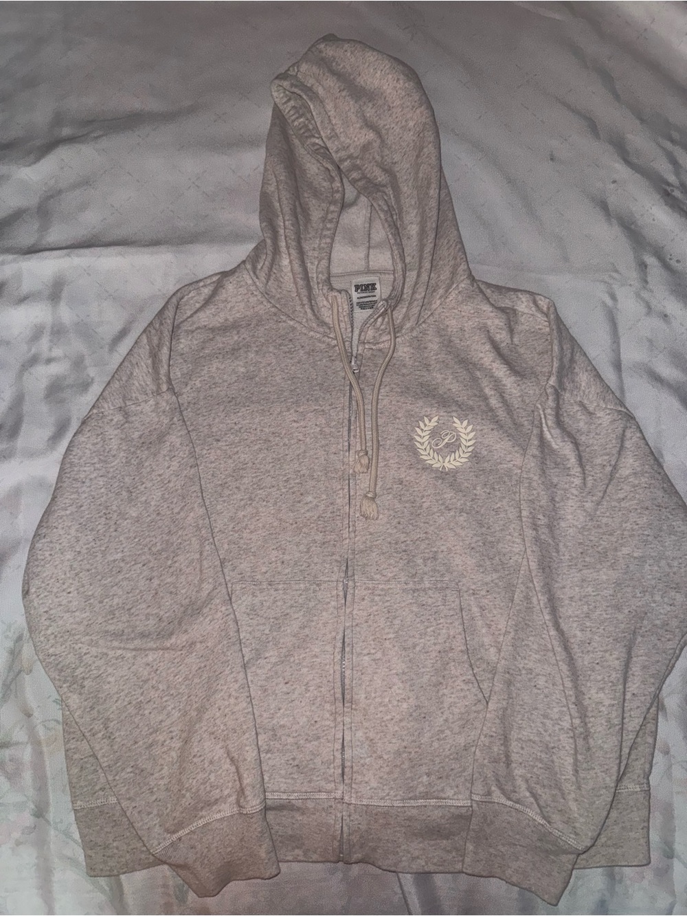 PINK Zip-Up Hoodie Sweatshirt